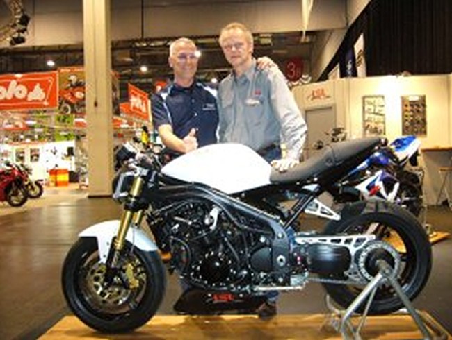 Jochen Schmitz-Linkweiler und Wilfried Hungenberg auf der Motorr&auml;der Dortmund 2007     